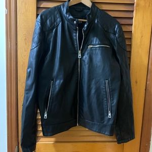Guess men’s faux leather jacket